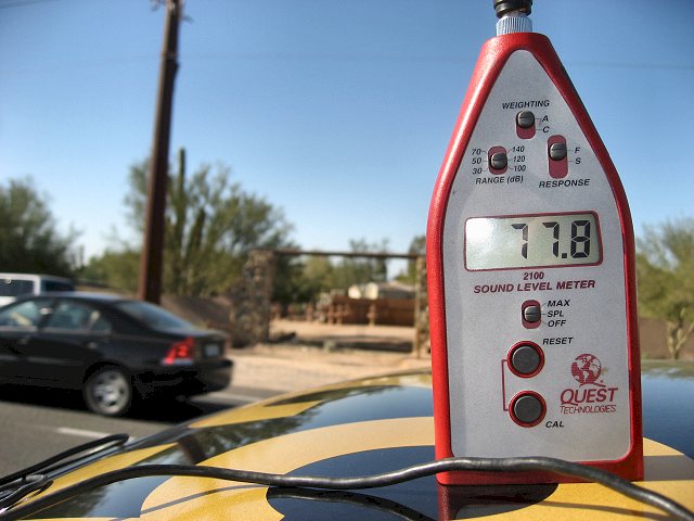 Car Passing at 77.8 db