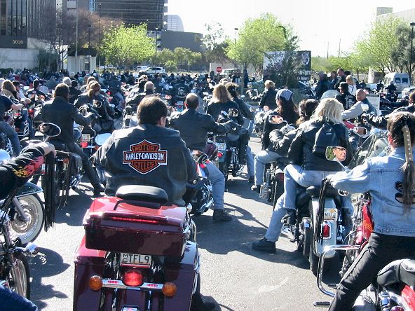 Riders Ready To Leave