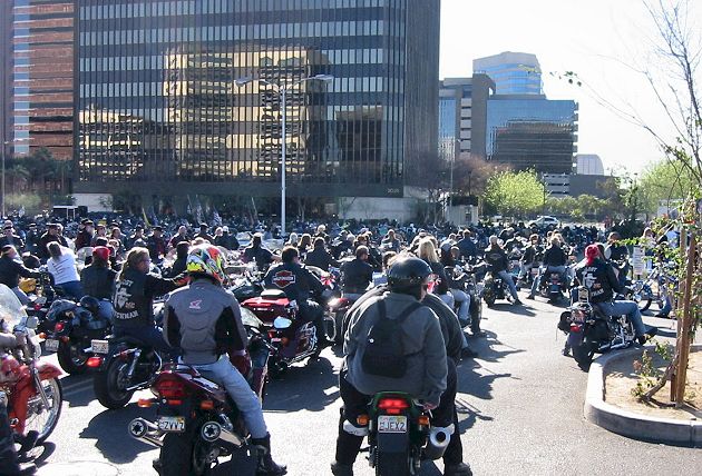 Riders Ready To Leave