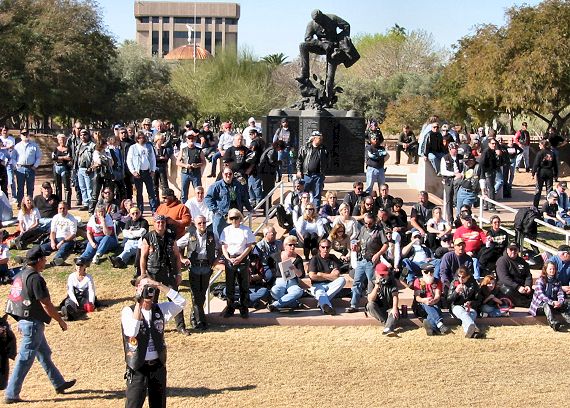 Crowd Watching Speakers