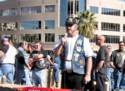 Leading The Crowd In Prayer