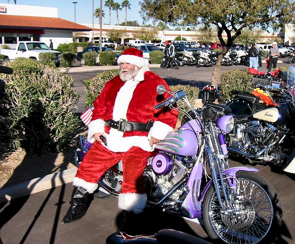 Santa Being Interviewed