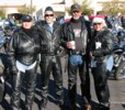 Riders Keeping Warm