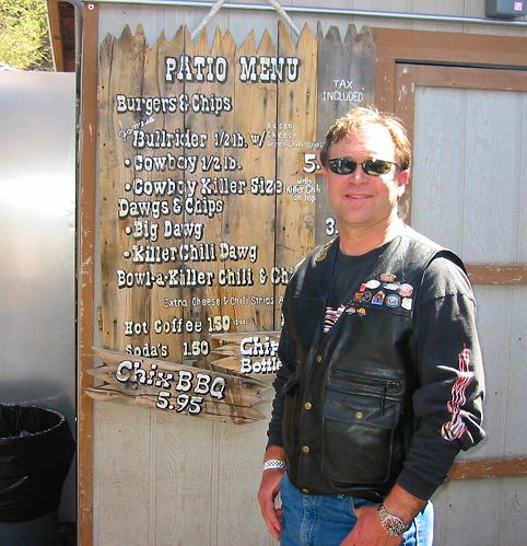 The Outdoor Menu At Tortilla Flat