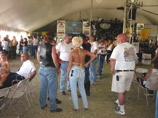 Inside the Handlebar Saloon