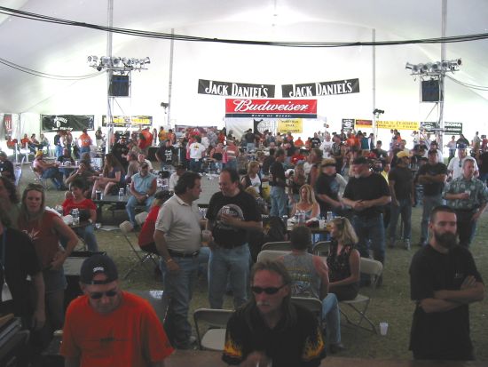 Inside the Handlebar Saloon