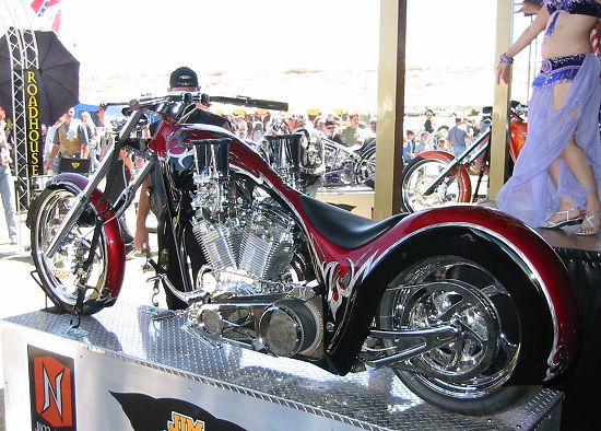 Bike in the Camel Road House