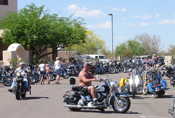 Riders In The Parking Lot
