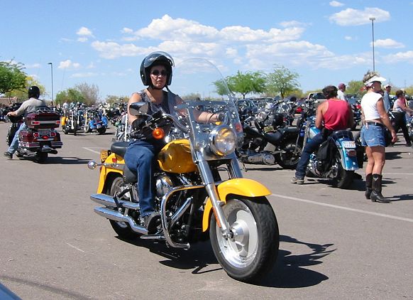 Riders In The Parking Lot