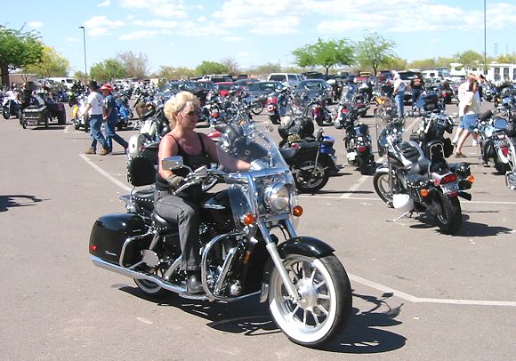 Riders In The Parking Lot