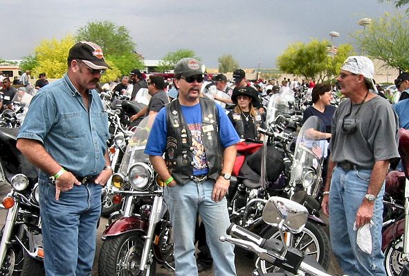 Riders Waiting To Ride