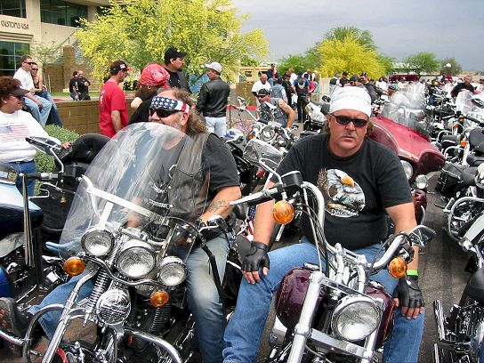 Riders Waiting To Ride