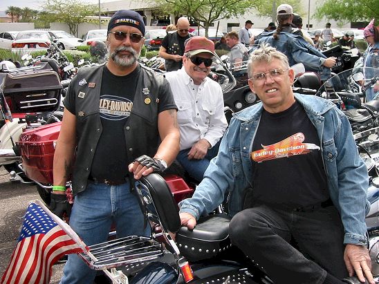 Riders Waiting To Ride