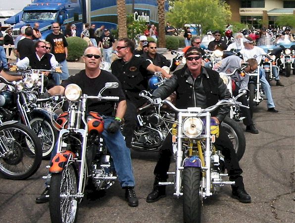 Rick Hatch Leading The Ride