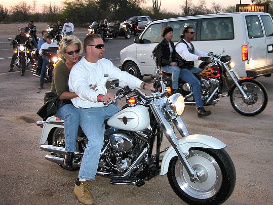 Riders Coming Into Rawhide