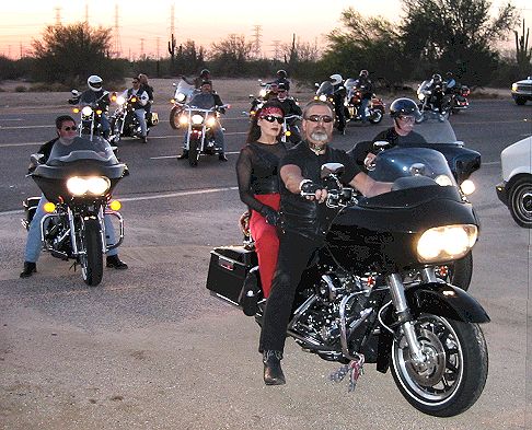 Riders Coming Into Rawhide