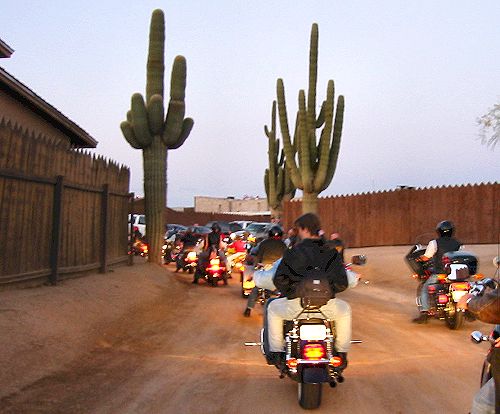 Riders Coming Into Rawhide