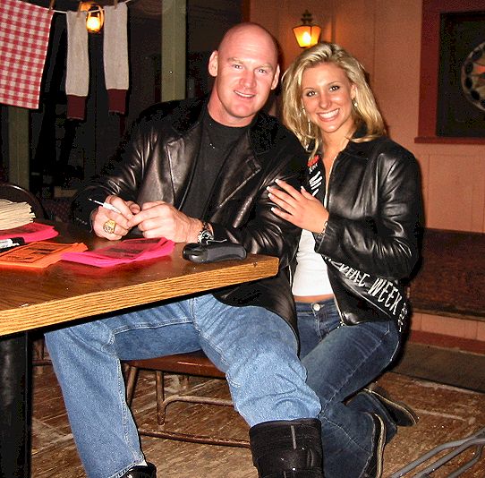 Matt Williams With Miss Arizona Bike Week