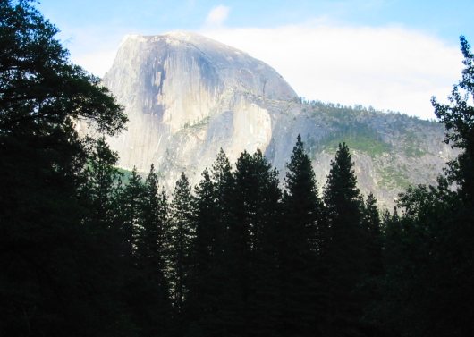 One Of The Shear Mountains In Yosemite Valley