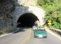 Following Some Austin Healy's Through The Tunnel