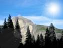A Mountain In Yosemite Falls