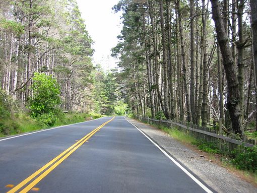 The View From Hwy. 1 Heading South To Fort Ross Rd.