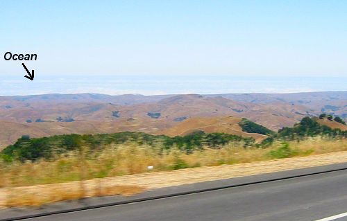 The View of the Ocean From Hwy. 46