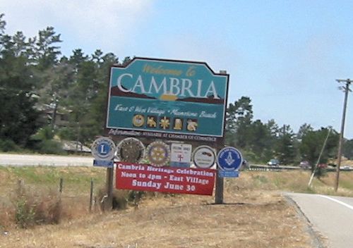 The Sign For Cambria