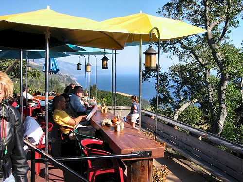 The Patio At Napenthe, A Must Stop at the North End of Big Sur