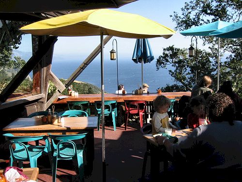 The Patio At Napenthe, A Must Stop at the North End of Big Sur