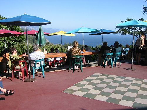 The Patio At Napenthe, A Must Stop at the North End of Big Sur
