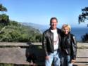 Mrs. Cyclerides and Me on the Patio of Napenthe