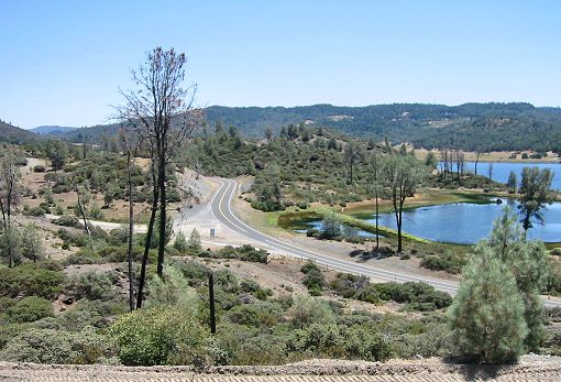 A View of Guenoc Lake From Guenoc Winery