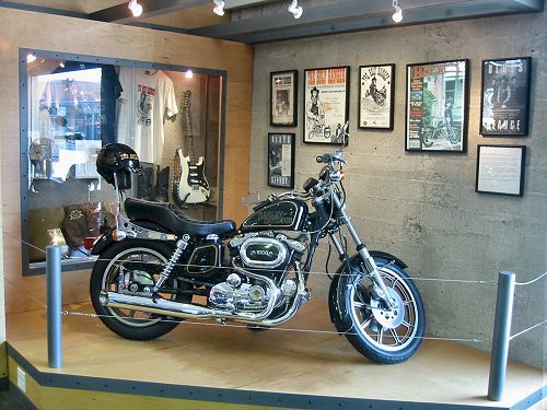 One of the Several Bikes In the Museum Inside the Dealership
