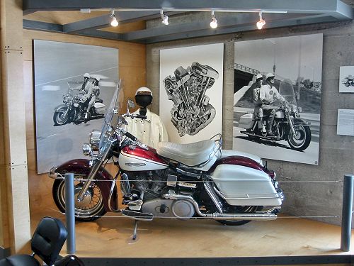 One of the Several Bikes In the Museum Inside the Dealership