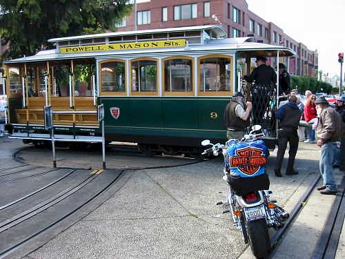 Cable Car At Turnaround