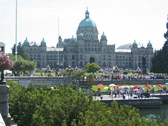 The Parliament Building Downtown Victoria