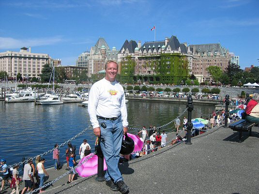 Mr. C. in a Tourist Pose