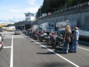 Bikes Lined Up for the Ferry, First On
