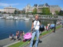 Mrs. C. in a Tourist Pose