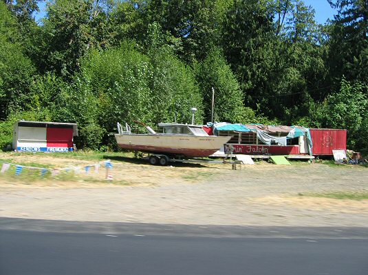 Off Hwy. 101 in Washington