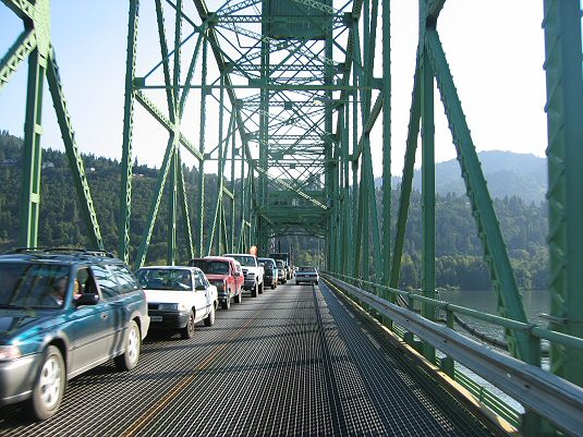 Bridge From Hood River To Washington