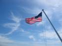 U.S. Flag on the Ferry