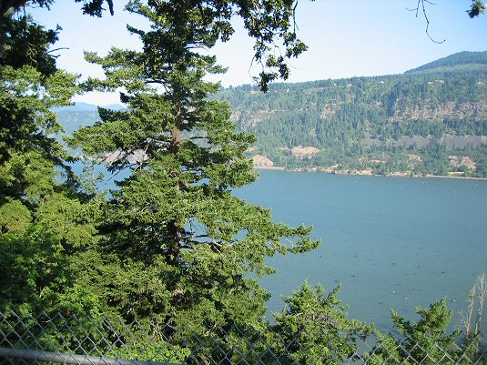 View of Columbia from Historic Columbia Gorge Hotel