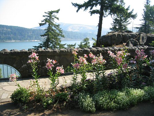 View of Columbia from Historic Columbia Gorge Hotel
