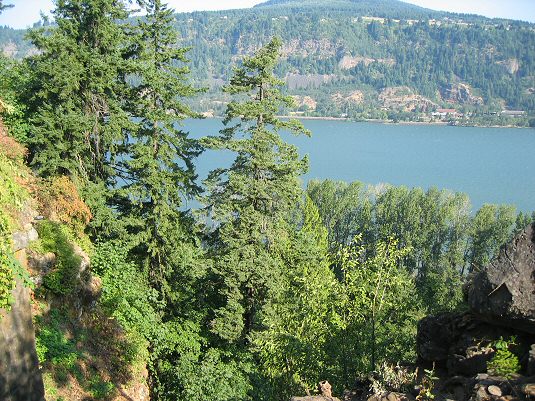 View of Columbia from Historic Columbia Gorge Hotel