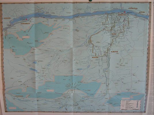 Map of Mt. Hood Area