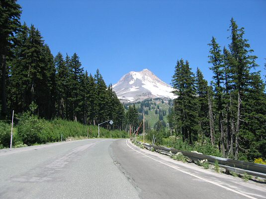 Road To Mt. Hood Ski Area