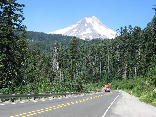 Beautiful View of Mt. Hood From Hwy. 35