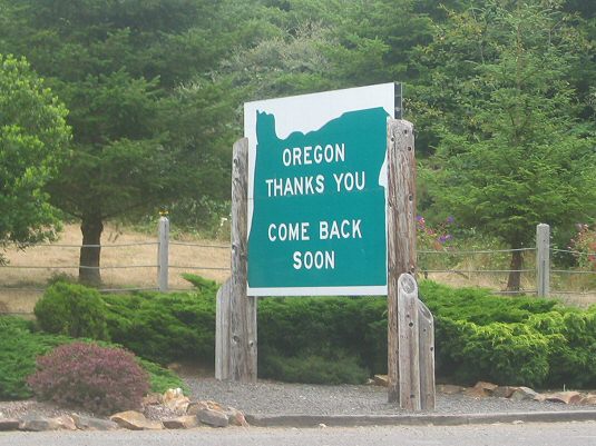 Leaving Oregon